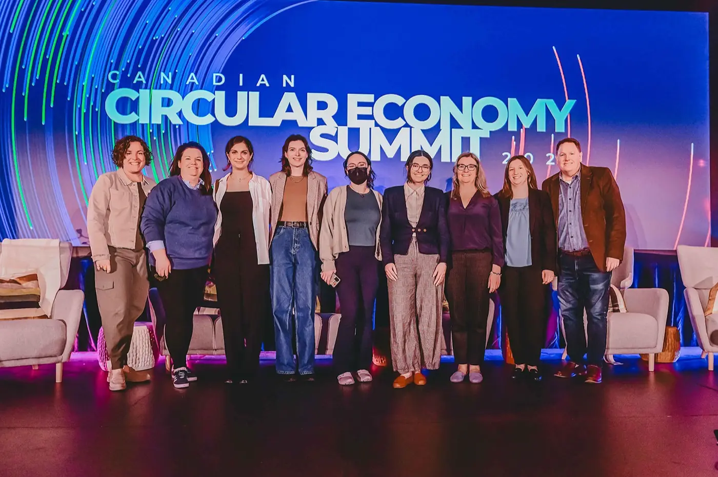 CIC staff at the Canadian Circular Economy Summit 2025.