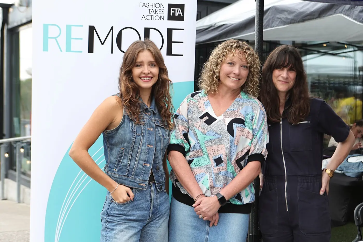 FTA team members (left to right) Audrey Henderson, Kelly Drennan, and Nikki Byrne at their second annual ReMode event in Toronto.