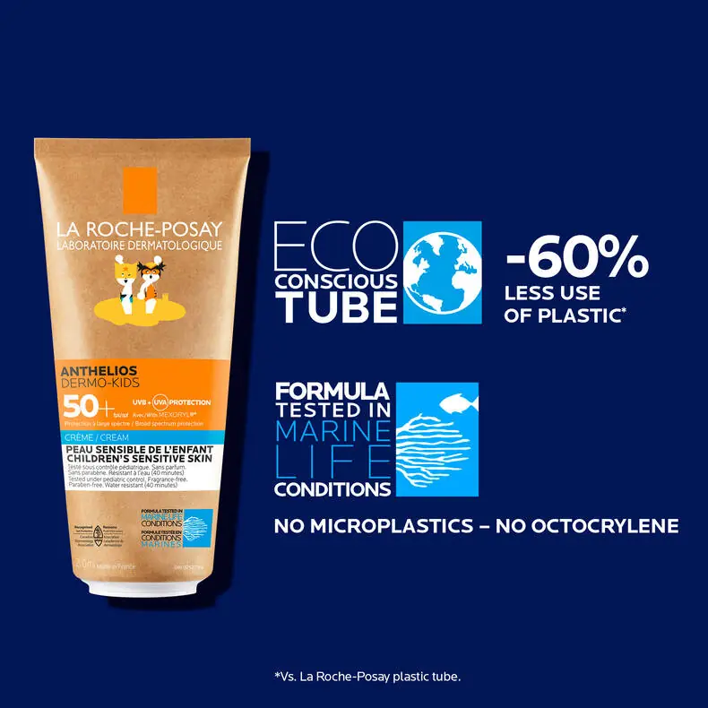Our first paper tube Anthelios dermo Kids Eco-Tube.