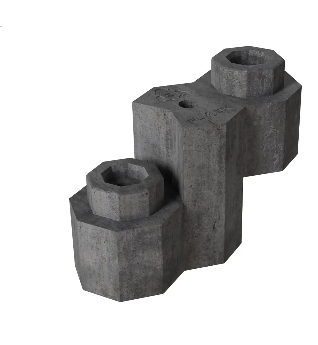 A PLAEX LinX interlocking block